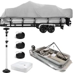 Heavy Duty Pontoon Boat 1200D Covers For 17-20FT Waterproof Cub.... Fixed Price $215.40.