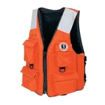 Mustang 4-POCKET Flotation Vest 2XL Orange #MV3128T2-2-XXL-216. Fixed Price $87.00.