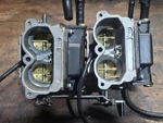 Johnson Evinrude Omc 88 90 Carburetor Assembly 0437203 0432126 0398567 0395872. Fixed Price $125.00.
