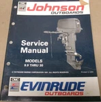 1993 Oem Johnson Outboard Service Manual For 9.9-30 Hp 508142. Fixed Price $34.99.