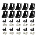 10 Sets 1.5" 1515 Series Aluminum Extrusion Profiles Connector Black B.... Fixed Price $34.32.