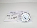 Genuine 895286A41 Mercury Analog Voltmeter Gauge Kit White Face W/ Chrome Bezel. Fixed Price $73.55.