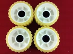 Boat Trailer Ribbed Rollers Seachoice 56540 Yates 500 Yellow Pack. Fixed Price $64.99.