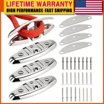 4X 5 Inch Boat Folding Cleats 316 Stainless Steel Flip-up Marine Dock Rope. Fixed Price $59.99.