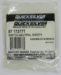 New Quicksilver Mercury Marine Boat Oem Neutral Safety Switch Part No. 87-17277T. Fixed Price $15.99.