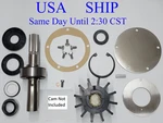 Sea Water Pump Rebuild Kit With Shaft 824-0020 Fits Jabsco 6400-0004 7420-0004. Fixed Price $314.95.
