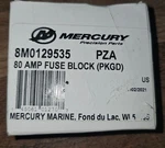 Mercury Precision Parts - 80 Amp Fuse Block 8M0129535. Fixed Price $10.00.