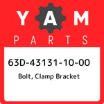 63D-43131-10-00 Yamaha Bolt, Clamp Bracket 63D431311000, New Genuine Oem Part. Fixed Price $90.83.