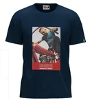 Hero Seven Steve Mc Queen Motorcycle Tee Shirt Mens Twin Navy Blue E22107. Fixed Price $35.32.
