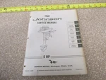 Evinrude Johnson Omc Service Manual 1968 5 Hp JM-6803. Fixed Price $25.00.