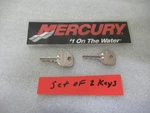 A30K Mercury Quicksilver 30431126 Key #126 Set Of Oem New Factory Boat Parts. Fixed Price $11.04.