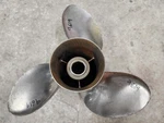 14 1/4" X 17P Michigan Wheel Rapture Ss Propeller, 993003, Flo Torq, P9619. Fixed Price $175.00.