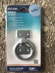New Dock Edge Floating Ring 2000# Capacity DE87109F Zinc Plated. Fixed Price $15.00.