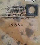 One New Genuine 39664 Mercury Quicksilver Top Cowl, Rope Guide Insert Oem Parts. Fixed Price $9.99.