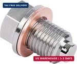 M14 X 1.5 Magnetic Oil Drain Plug, Stainless Steel With Copper Cr. Fixed Price $23.06.