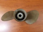 48-31456A3 Mercury 13-1/4 X 19 Bronze 2-BLADE Propeller 65-150 Hp Tower Mo Wty. Fixed Price $65.00.