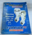 1997 Omc Evinrude Johnson 125C/130/200/225/250 90 Lv Service Manual P/n 520212. Fixed Price $28.60.