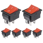 Vexunga KCD4 Rocker Switch 20A 125V Ac 16A 250V Off Pin Position Red. Fixed Price $14.36.