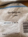 Mercruiser K Plane Indicator Clamp Oem # 54-845144 (R1112). Fixed Price $20.00.