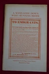 Wind Gone Down West Running Brook Michigan History Pamphlet 1978. Fixed Price $14.00.