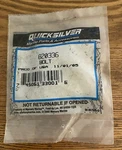 Mercury Quicksilver Bolt 820336 Nos. Fixed Price $18.95.