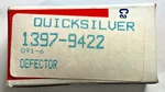 Mercury Marine Quicksilver 1397-9422 Deflector Genuine Oem Part Black. Fixed Price $12.99.