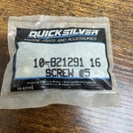 Mercury Quicksilver 10-821291 16 Screw (QTY-5) Oem Nos. Fixed Price $9.60.