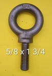 2 Ken Forging 5A 5/8 X 1 3/4 A489 Usa Eye Bolt Shoulder Zinc Plated Made. Fixed Price $7.14.
