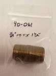 Midland Metal 40-061 Brass 1/2" Npt X Fitting Nipple. Fixed Price $10.95.