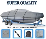 Grey Boat Cover For Procraft 16 Bass 1998. Fixed Price $173.04.
