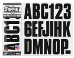 Stiffie Uniline Black 3" Super Sticky Boat & Pwc Registration Decals Num. Fixed Price $36.00.