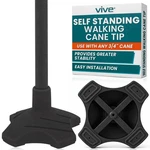 Vive Self Standing Walking Cane Tip 3/4 Inch 0.75 (pack Of 1), Black. Fixed Price $23.21.