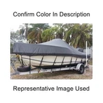 Carver 7INF12F-10 Styled-to-fit Travel Boat Cover Poly-flex Ii Slate Gray New. Fixed Price $142.02.