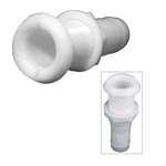 Perko 0301DP6A 1-1/8" Thru-hull Fitting Hose Narrow Flange Plastic. Fixed Price $18.43.
