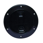 Beckson 4" Smooth Center Screw Out Deck Plate Black 4.5" Cut #DP40-B. Fixed Price $23.54.