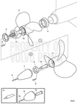Volvo Penta Spinner #22072153. Fixed Price $157.85.