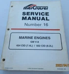 1993 Mercury Mercruiser #16 Marine Engines Gm V-8 Service Manual 90-823224. Fixed Price $52.78.