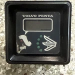 Volvo Penta AQ290 Square Trim Gauge 828731 290A Dp-a Dp-b Sp-a Duo Prop. Fixed Price $99.00.