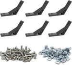 6PCS 1010 120 Degree Angle Bracket 1" Series Aluminum Extrusion Black. Fixed Price $31.18.