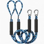 Blue Bungee Dock Lines For Boats 4.3 Ft 2 Pack, Marine Grade Shock Absorbing .... Fixed Price $30.17.