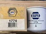 Napa Gold 1774 Engine Oil Lube Filter Replaces New Holland 1879134 Cat 3I1203. Fixed Price $11.69.
