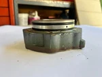 0308994 Oil Outlet Cover Part Evinrude Starflite 75HP. Fixed Price $50.00.