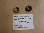 11-F523280 Mercury Quicksilver Nos Steering Tube Nut (2) T60. Fixed Price $13.99.