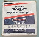 New Genuine Mercury 43-63316 Gear. Fixed Price $28.79.