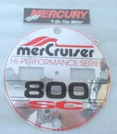 G45 Mercury Quicksilver 37-818990 800 Hp Rear Decal Oem New Factory Boat Parts. Fixed Price $29.99.
