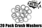 20 Pack - Aluminum Engine Oil Drain Plug Crush Washer Seal Ring Gasket Aprilia. Fixed Price $16.99.
