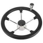 Novelbee 13-1/2 Inch Stainless Steel 5 Spoke Boat Marine Destroyer Black. Fixed Price $93.64.