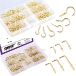 Swpeet 6 Sizes Metal Screw-in Ceiling Hooks Cup KIT+120PCS. Fixed Price $24.76.