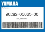 Yamaha Genuine Key, Straight 90282-05065-00. Fixed Price $9.34.