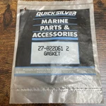 Mercury Quicksilver 27-822061 Gasket Oem Nos. Fixed Price $10.00.